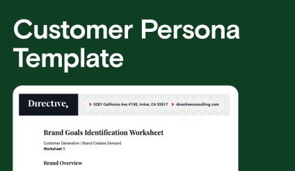Customer Persona Template