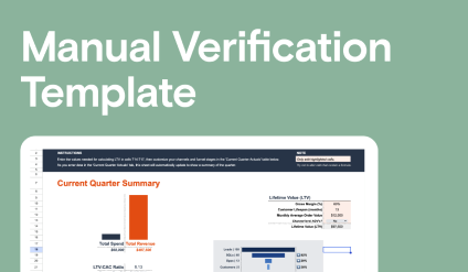Manual Verification Template